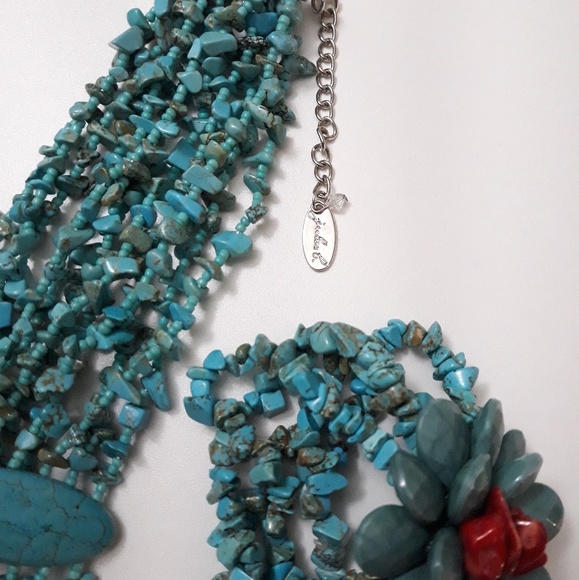 Jules B. beaded necklace + bracelet - Picture 6 of 8